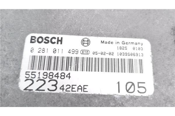 Recambio de centralita para fiat i doblo (223) cargo 1.9 jtd referencia OEM IAM 55198484 281011499 
