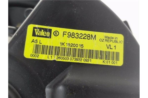 Recambio de motor calefaccion para audi a3 (8p1) 2.0 fsi ambiente referencia OEM IAM 1K1820015 F983228M 