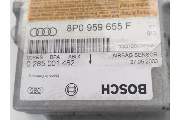 Recambio de centralita airbag para audi a3 (8p1) 2.0 fsi ambiente referencia OEM IAM 8P0959655F  