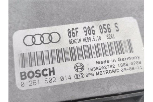 Recambio de centralita para audi a3 (8p1) 2.0 fsi ambiente referencia OEM IAM 6F906056S 261S02014 