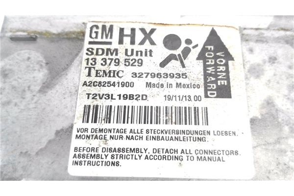 Recambio de centralita airbag para opel corsa d 1.3 cdti referencia OEM IAM 13379529 A2C8541900 