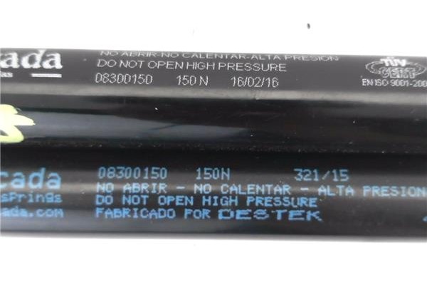 Recambio de amortiguador porton para smart city coupe 0.6 referencia OEM IAM 8300150  