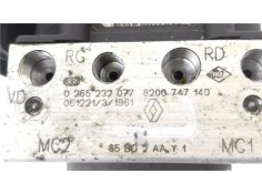 Recambio de nucleo abs para renault clio iii 1.4 16v referencia OEM IAM 8200747140 265232077 