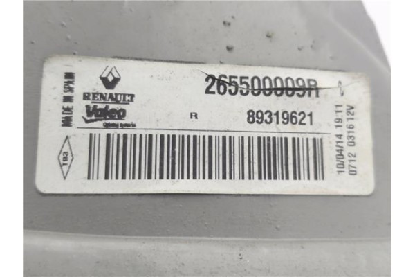 Recambio de piloto porton trasero derecho para renault megane iii sport tourer 1.5 dynamique referencia OEM IAM 265500009R 89319