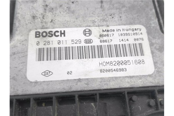 Recambio de centralita para opel vivaro 1.9 dti referencia OEM IAM 8200051608 281011529 