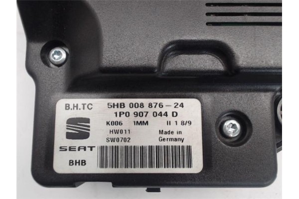 Recambio de mandos climatizador para seat leon (1p1) referencia OEM IAM (1P0907044D) (5HB008876-24) 