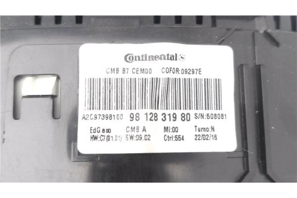 Recambio de cuadro completo para citroen c4 berlina 1.6 business referencia OEM IAM 9812831980 A2C97398100 