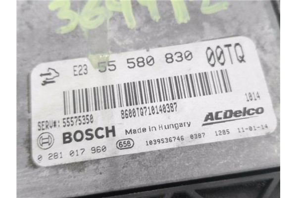 Recambio de centralita para opel corsa d 1.3 cdti referencia OEM IAM 55575350 281017960 