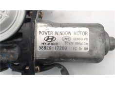 Recambio de mecanismo elevalunas trasero derecho para hyundai matrix (fc) referencia OEM IAM 9882017200  