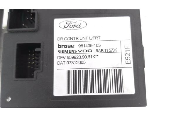Recambio de motor elevalunas delantero izquierdo para ford focus c-max 2.0 tdci referencia OEM IAM 981405103 6599209061K 