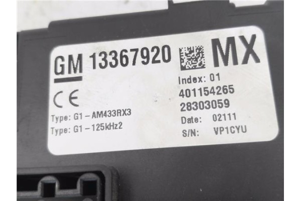 Recambio de caja fusibles/rele para opel corsa d 1.3 cdti referencia OEM IAM 13367920 401154265 