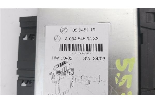 Recambio de caja fusibles/rele para mercedes-benz clase s (bm 220) berlina 5.0 500 (220.075) referencia OEM IAM A0345459432 5045