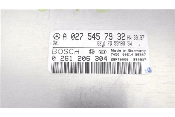 Recambio de centralita para mercedes-benz clase s (bm 220) berlina 5.0 500 (220.075) referencia OEM IAM A0275457932 261206304 