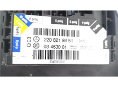 Recambio de mando regulacion altura asiento delantero izquierdo para mercedes-benz clase s (bm 220) berlina 5.0 500 (220.075) re