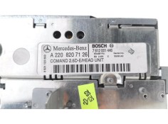 Recambio de autoradio para mercedes-benz clase s (bm 220) berlina 5.0 500 (220.075) referencia OEM IAM A2208207126 7,61E+09 