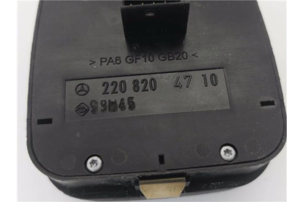 Recambio de mando regulacion lumbar asiento izquierdo para mercedes-benz clase s (bm 220) berlina 5.0 500 (220.075) referencia O