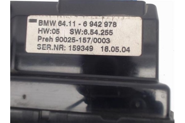 Recambio de mandos climatizador para bmw serie 7 (e65/e66) 3.0 730d referencia OEM IAM 64116942978  