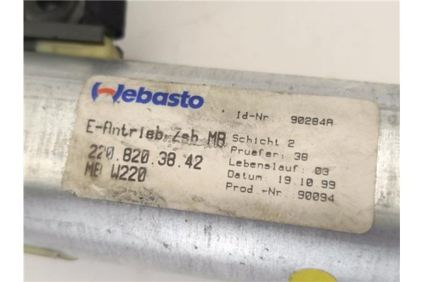 Recambio de motor techo electrico para mercedes-benz clase s (bm 220) berlina 5.0 500 (220.075) referencia OEM IAM 2208203842 39