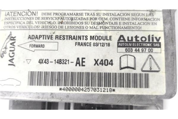 Recambio de centralita airbag para jaguar x-type 2.0 d executive referencia OEM IAM 4X4314B321 603449700 