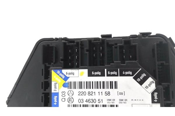 Recambio de mando respaldo trasero izquierdo para mercedes-benz clase s (bm 220) berlina 5.0 500 (220.075) referencia OEM IAM 22