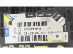 Recambio de mando regulacion altura asiento delantero derecho para mercedes-benz clase s (bm 220) berlina 5.0 500 (220.075) refe