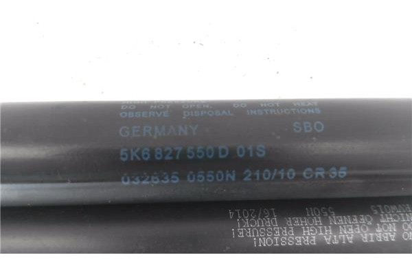 Recambio de amortiguador porton para volkswagen golf vi (5k1) 1.6 advance bluemotion referencia OEM IAM 5K6827550D 328350550N 