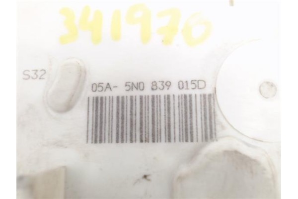 Recambio de cierre electromagnetico trasero izquierdo para skoda fabia (5j2) 1.2 referencia OEM IAM 5N0839015D  5N0839015A , AUD