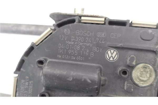 Recambio de motor limpiaparabrisas delantero para volkswagen golf iv berlina (1j1) 1.9 tdi referencia OEM IAM 1K1955119B 0390241