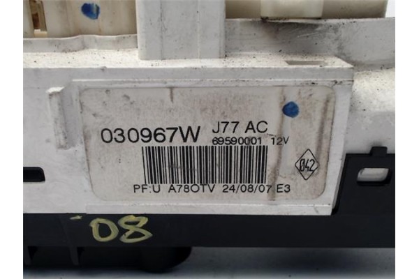 Recambio de mandos calefaccion / a.a. para renault clio iii 1.4 16v referencia OEM IAM 69597003 030967W 