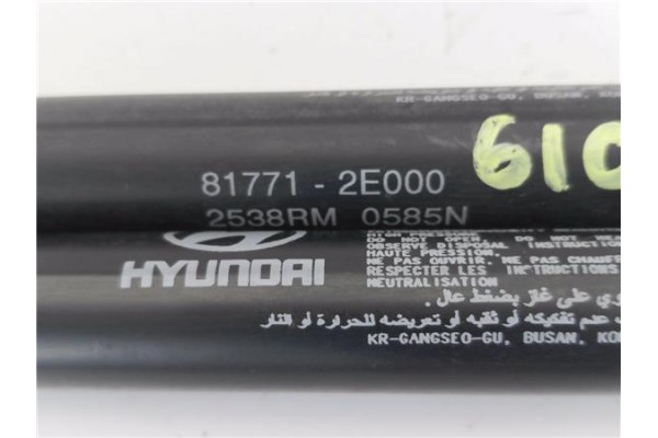 Recambio de amortiguador porton para hyundai tucson (jm) 2.0 referencia OEM IAM 817712E000 2538RM0585N 