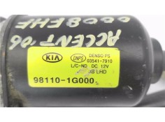 Recambio de motor limpiaparabrisas delantero para hyundai accent iii (mc) 1.4 gl referencia OEM IAM 981101G000  981102B000 , HYU