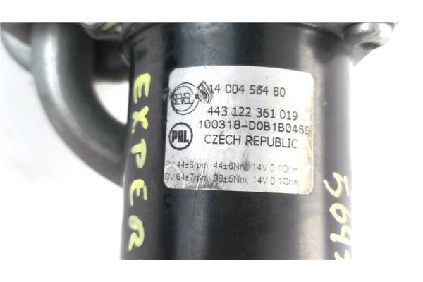 Recambio de motor limpiaparabrisas delantero para peugeot expert furgón (vf3a_, vf3u_, vf3x_) 1.6 hdi 90 referencia OEM IAM 1400