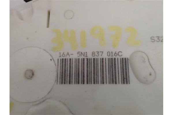 Recambio de cierre electromagnetico delantero derecho para skoda fabia (5j2) 1.2 referencia OEM IAM 5N1837016C  5N1837016A , AUD