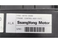 Recambio de mandos climatizador para ssangyong kyron 2.0 200 xdi referencia OEM IAM 6870009080  