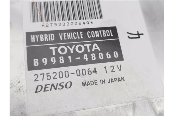 Recambio de centralita para lexus rx (mcu_) 400h referencia OEM IAM 8998148060 2752000064 