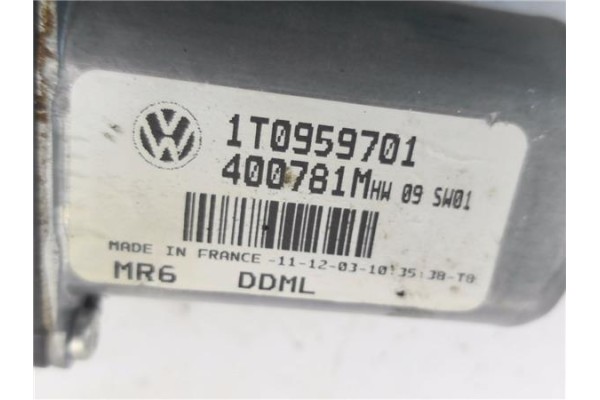 Recambio de motor elevalunas delantero izquierdo para volkswagen touran (1t1) 2.0 tdi referencia OEM IAM 1T0959701 1K0959793C 