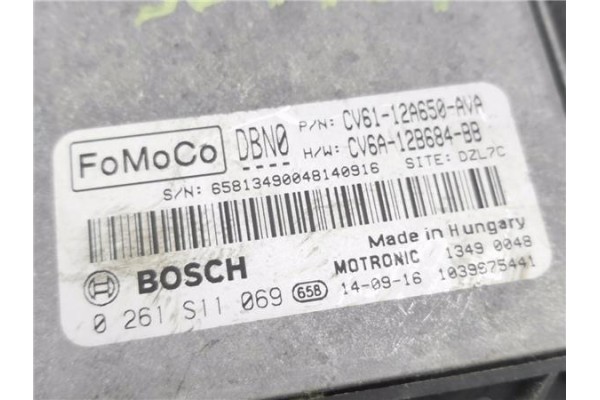 Recambio de centralita para ford focus berlina (cew) 1.0 business referencia OEM IAM CV6112A650AVA 0261S11069 