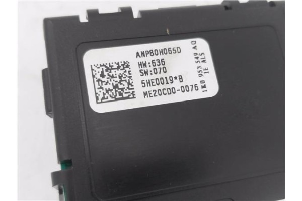Recambio de modulo electronico para seat leon (1p1) referencia OEM IAM 1K0953549AQ  