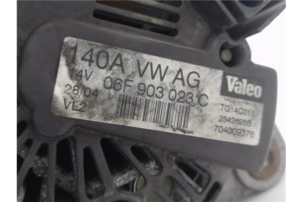 Recambio de alternador para seat altea (5p1) 2.0 tdi 16v referencia OEM IAM 06F903023C TG14C011 