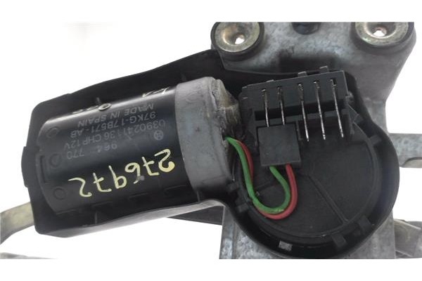Recambio de motor limpiaparabrisas delantero para ford ka (ccq) 1.3 i referencia OEM IAM 97KG17B571AB 0390241136 