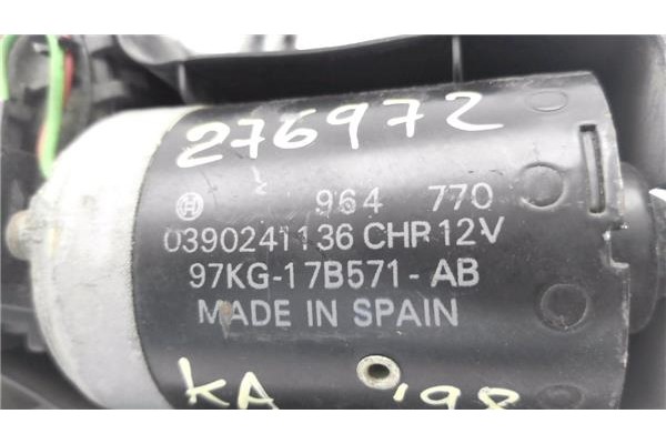 Recambio de motor limpiaparabrisas delantero para ford ka (ccq) 1.3 i referencia OEM IAM 97KG17B571AB 0390241136 