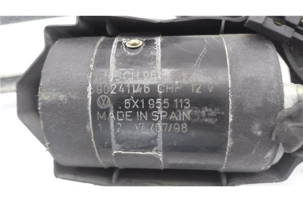 Recambio de motor limpiaparabrisas delantero para seat arosa (6h1) 1.7 sdi referencia OEM IAM 6X1955113 6X1955133 