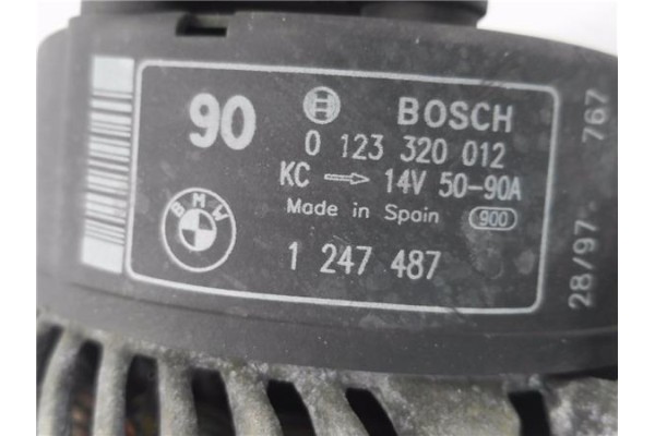 Recambio de alternador para bmw serie z3 roadster (e36) 1.8 referencia OEM IAM 1247487 0123320012 