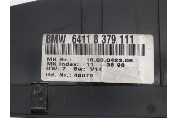 Recambio de mandos climatizador para bmw serie 7 (e38) referencia OEM IAM 64118379111  