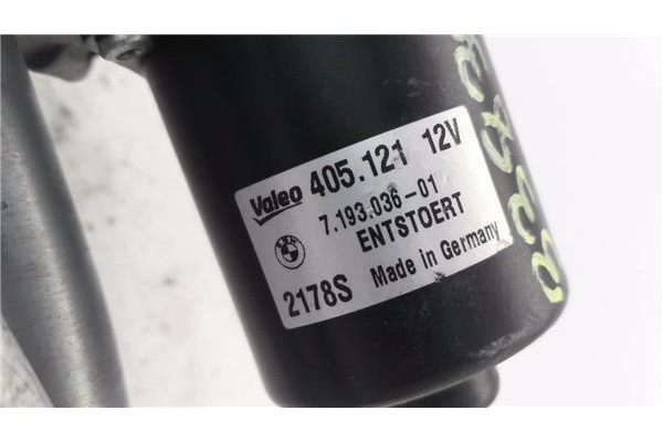 Recambio de motor limpiaparabrisas delantero para bmw serie 1 berlina (e81/e87) 118d referencia OEM IAM 405121  