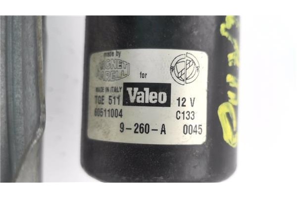 Recambio de motor limpiaparabrisas delantero para fiat ii punto (188) berlina 1.2 16v 80 (188.233, .235, .253, .255, .333, .353,