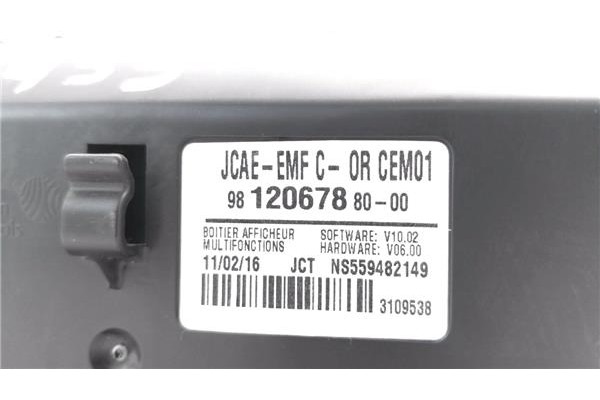 Recambio de display para citroen c4 berlina 1.6 business referencia OEM IAM 981206788000 NS559482149 