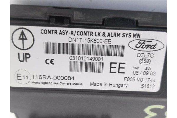 Recambio de modulo electronico para ford fiesta (cnn) 1.5 ambiente referencia OEM IAM DN1T15K600EE  