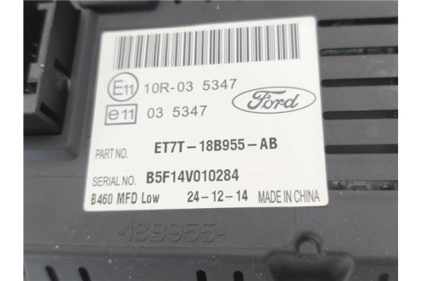 Recambio de pantalla para ford fiesta (cnn) 1.5 ambiente referencia OEM IAM ET7T18B955AB  