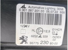 Recambio de faro delantero izquierdo para peugeot 308 1.2 style referencia OEM IAM 9677523080  